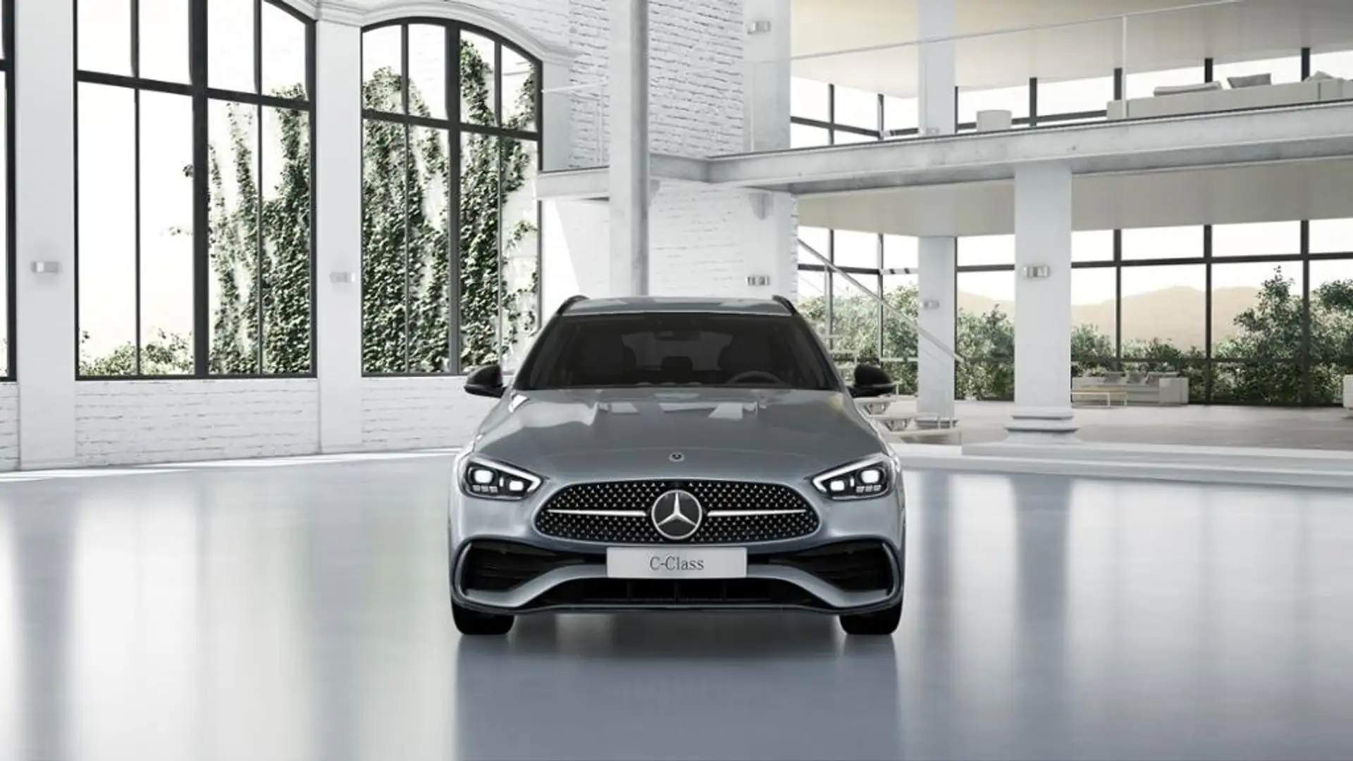 Mercedes-Benz C 300 e T AMG+Night+Fahrass.P+HUD+AHK+360+Navi Plateado - 1