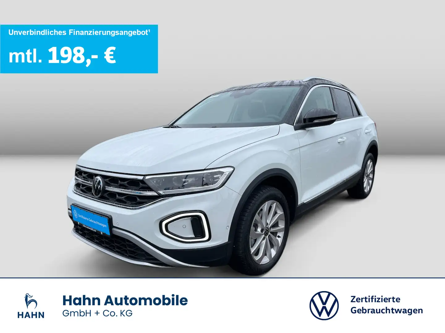 Volkswagen T-Roc 1.5TSI DSG Style Navi AHK LED Business Weiß - 1