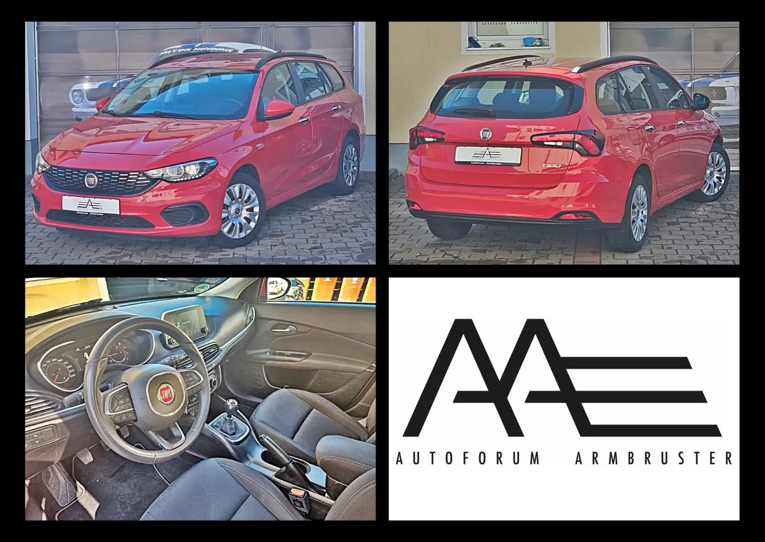 Fiat Tipo Kombi *Kamera/8fach/Klima/Car Play/Android* Rood - 1