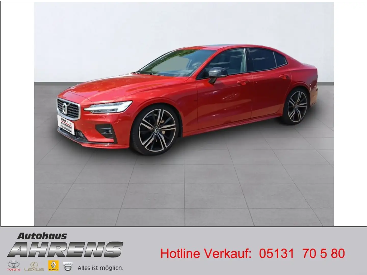 Volvo S60 T5 Geartronic RDesign Panorama Park-Assistent Rosso - 1