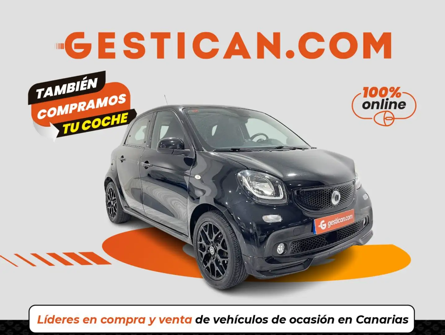 smart forFour 0.9 66kW (90CV) S/S Negro - 1