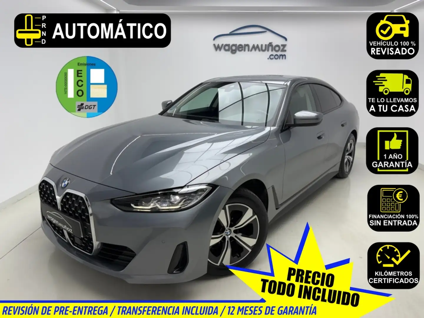BMW 420 420dA Gran Coupé Blanc - 1
