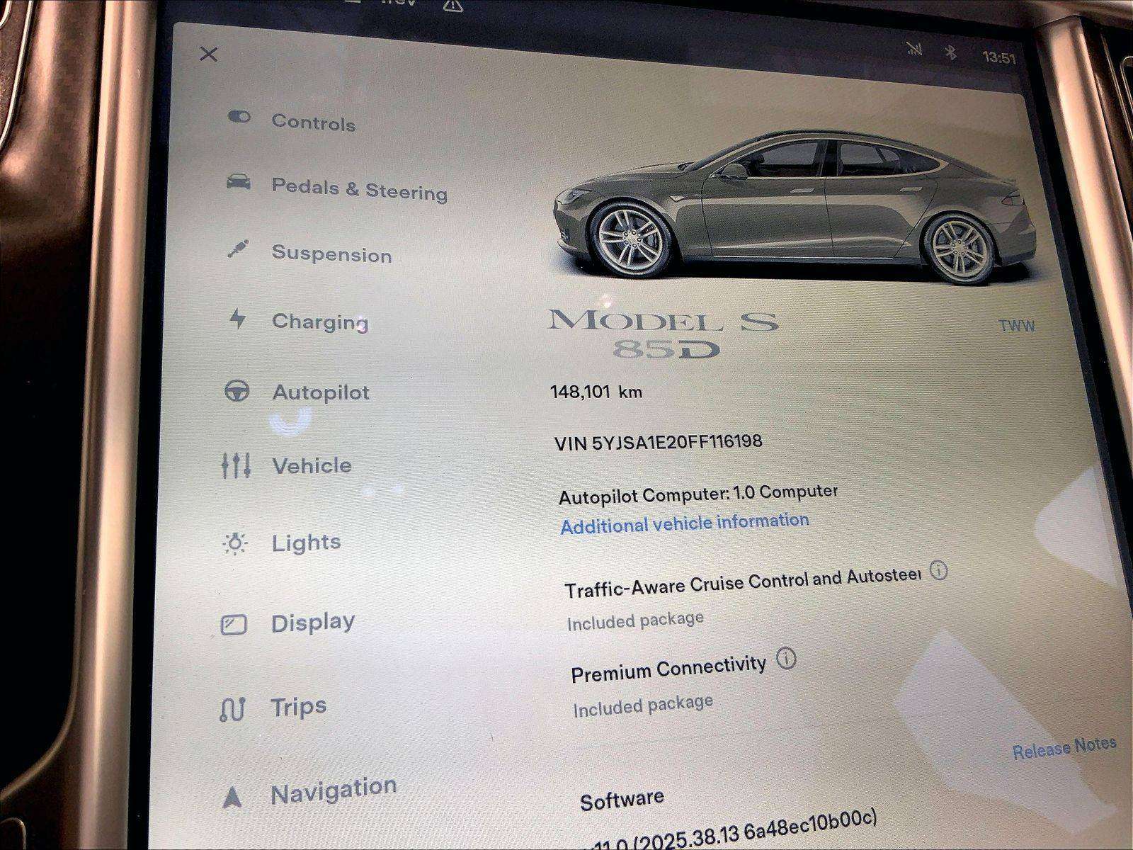 2015 Tesla Model S 85D, Navigation, Rear View Camera! thumb 28
