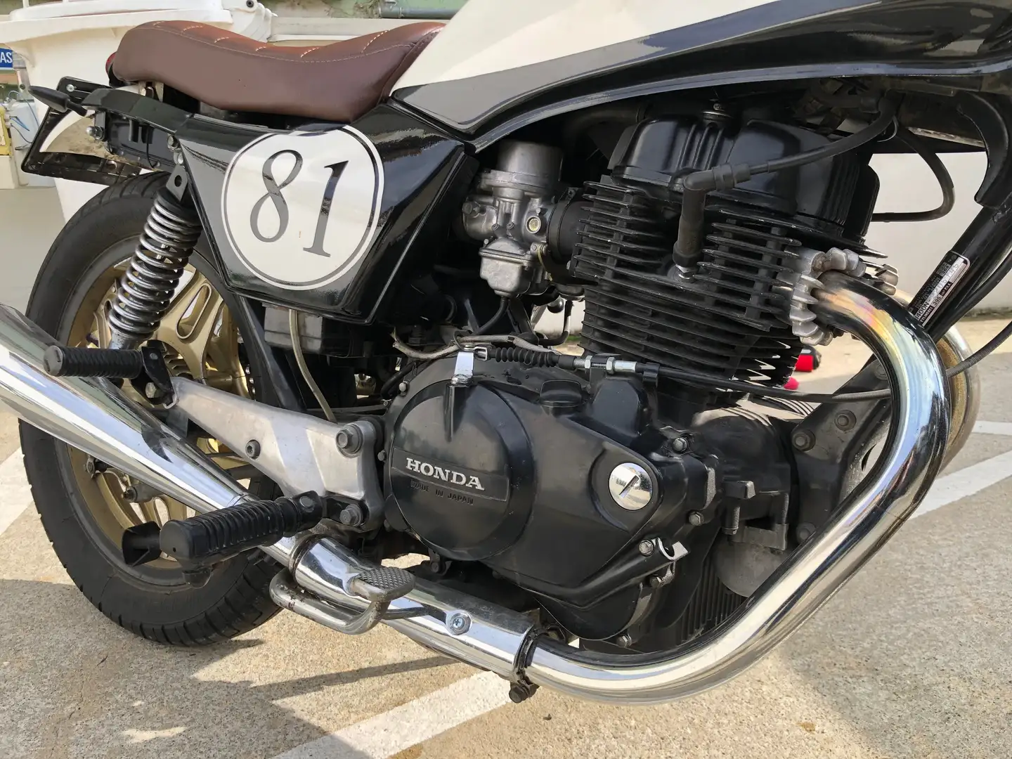 Honda CB 400 CB 400 N - café racer Bianco - 2