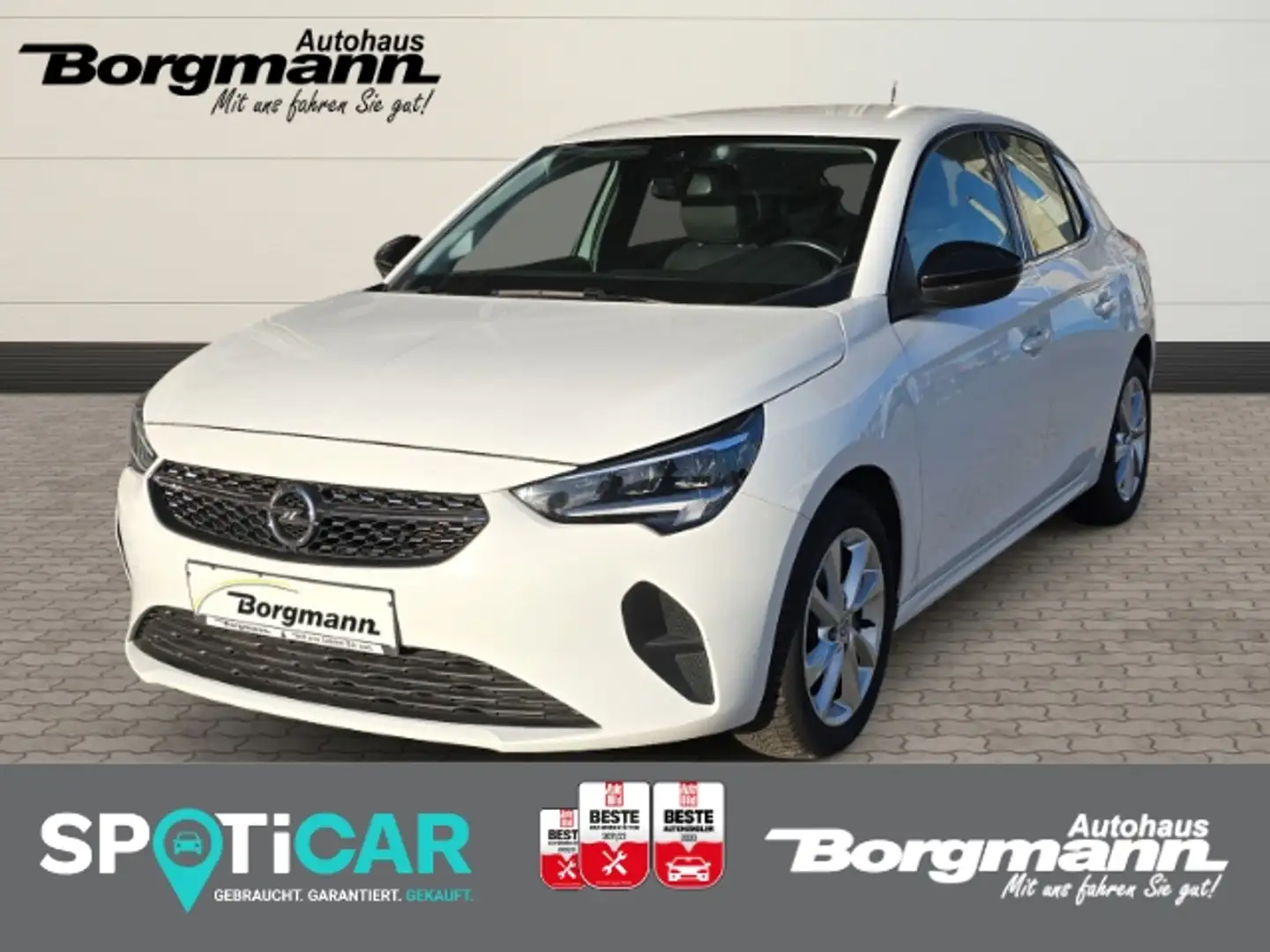 Opel Corsa ELEGANCE 1.2 (55KW/75PS) Sitz- Lenkradheizung Weiß - 1