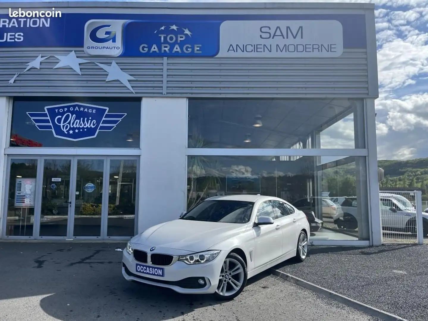 BMW 420 Coupé F36 420d 190 ch Lounge A Bílá - 1