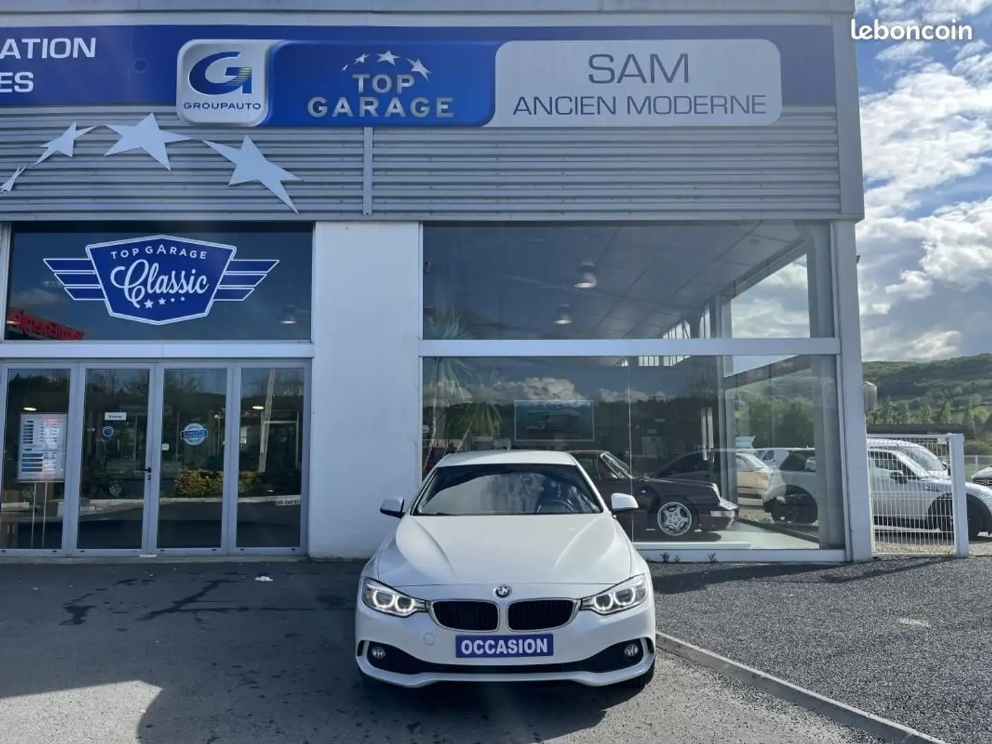 BMW 420 Coupé F36 420d 190 ch Lounge A Blanc - 2