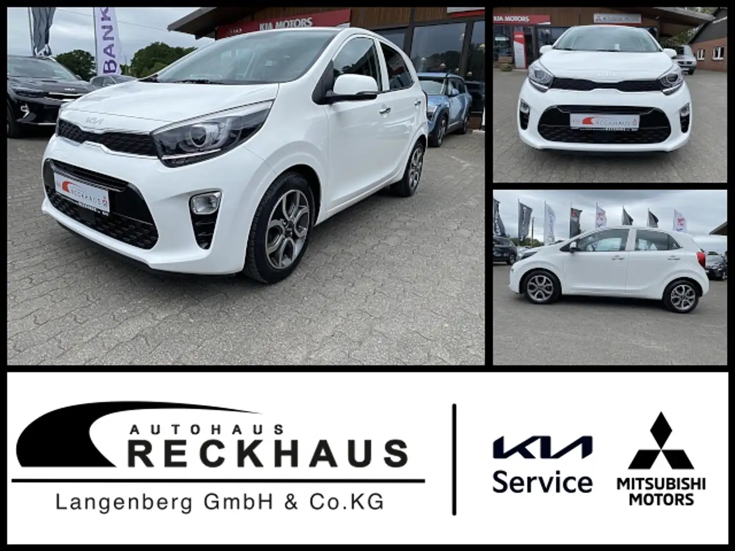 Kia Picanto 1.2 SPIRIT KOMFORT NAVI Klima Navi Rückfahrkamera Wit - 1