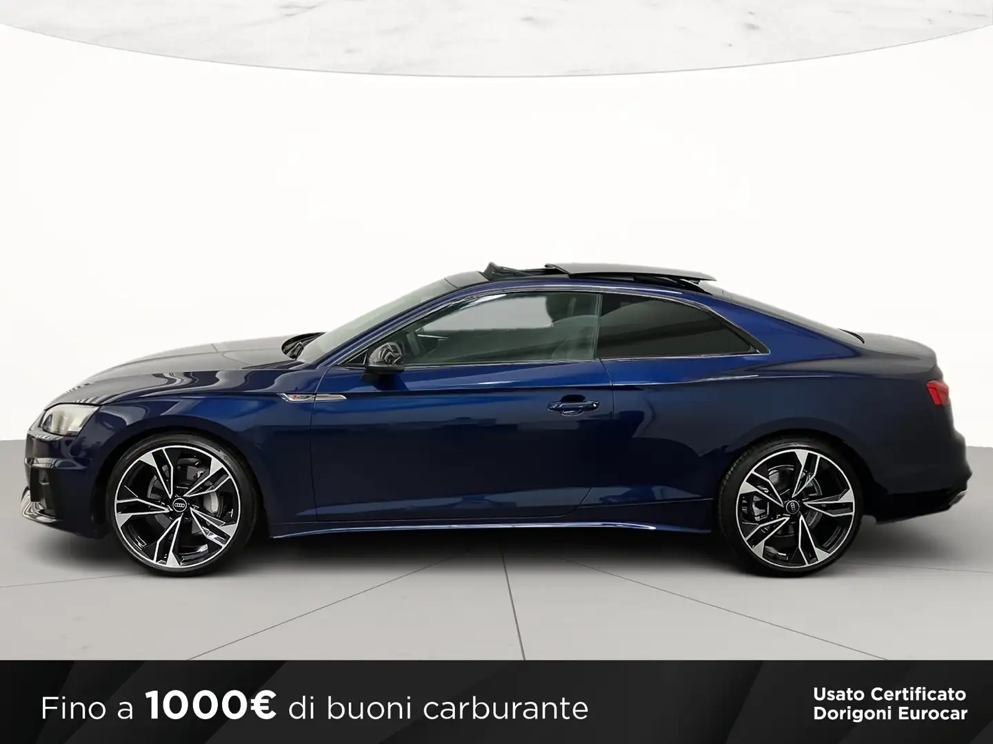 Audi A5 40 2.0 tfsi mhev s line edition quattro 204cv s-tr Bleu - 2