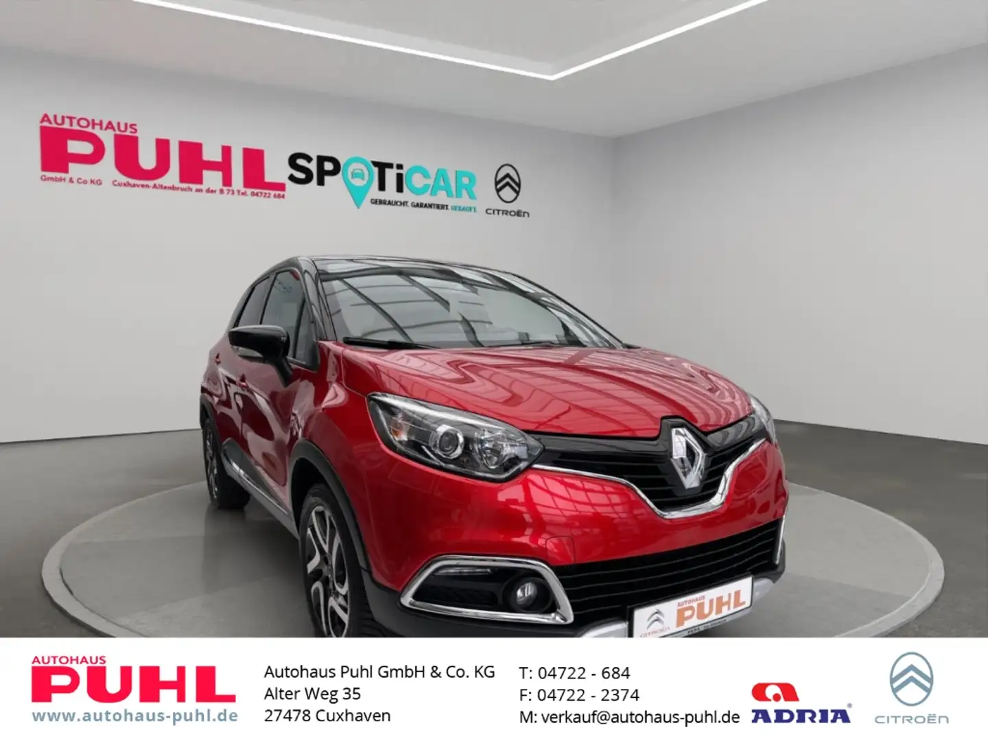 Renault Captur Navi,Klimaautom, Rückfahrkam.Allwetterreifen neu Rouge - 1