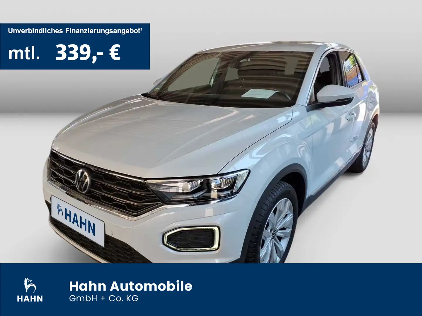 Volkswagen T-Roc 1.5TSI Sport ACC LED AppConn Sitzh PDC Cli Weiß - 1