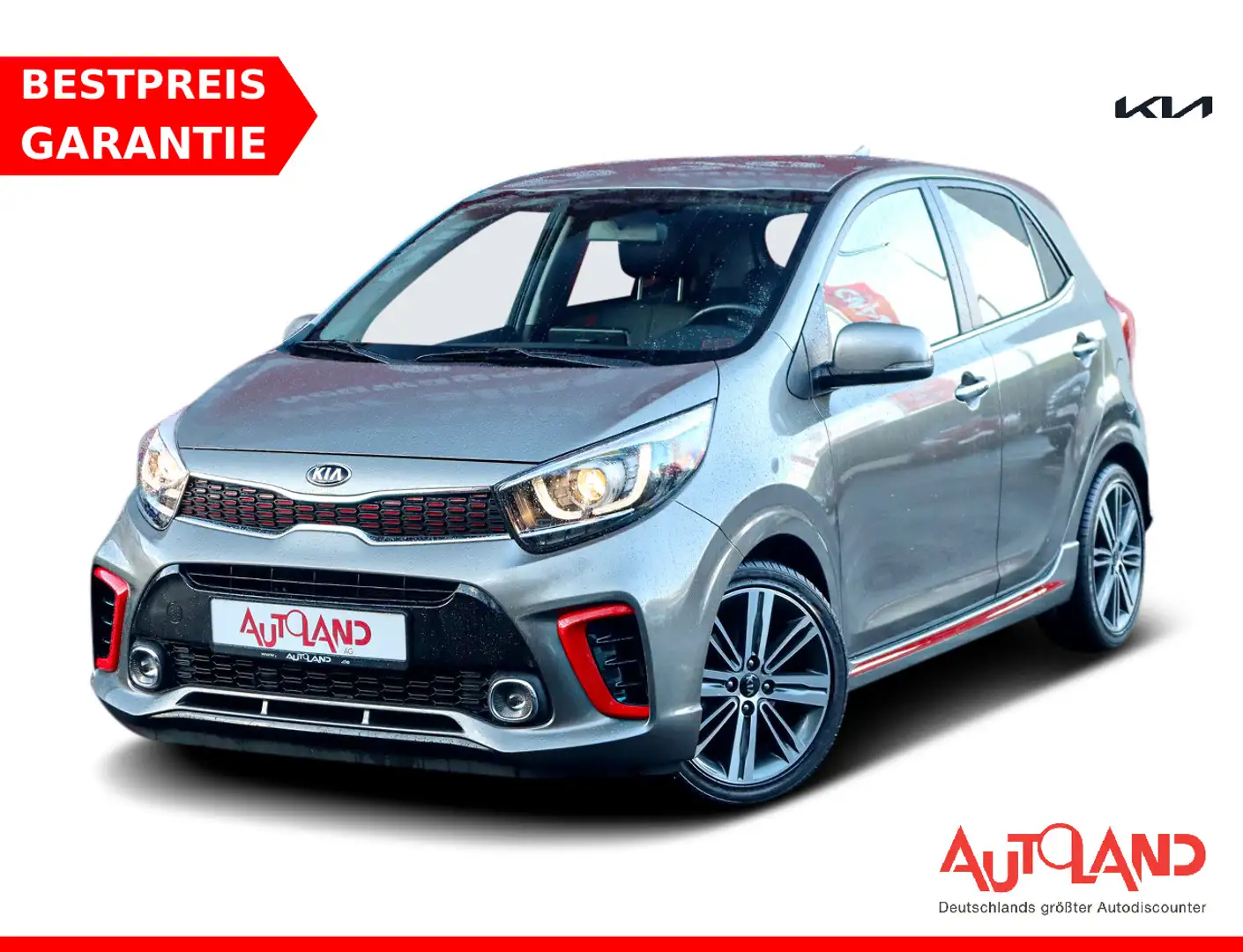 Kia Picanto 1.2 GT-Line Navi Sitzheizung Kamera PDC Argent - 1