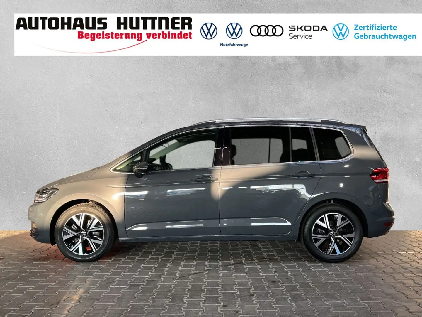 Volkswagen Touran HIGHLINE 1.5 TSI DSG NAV AHK LED APPCONNECT Grau - 2