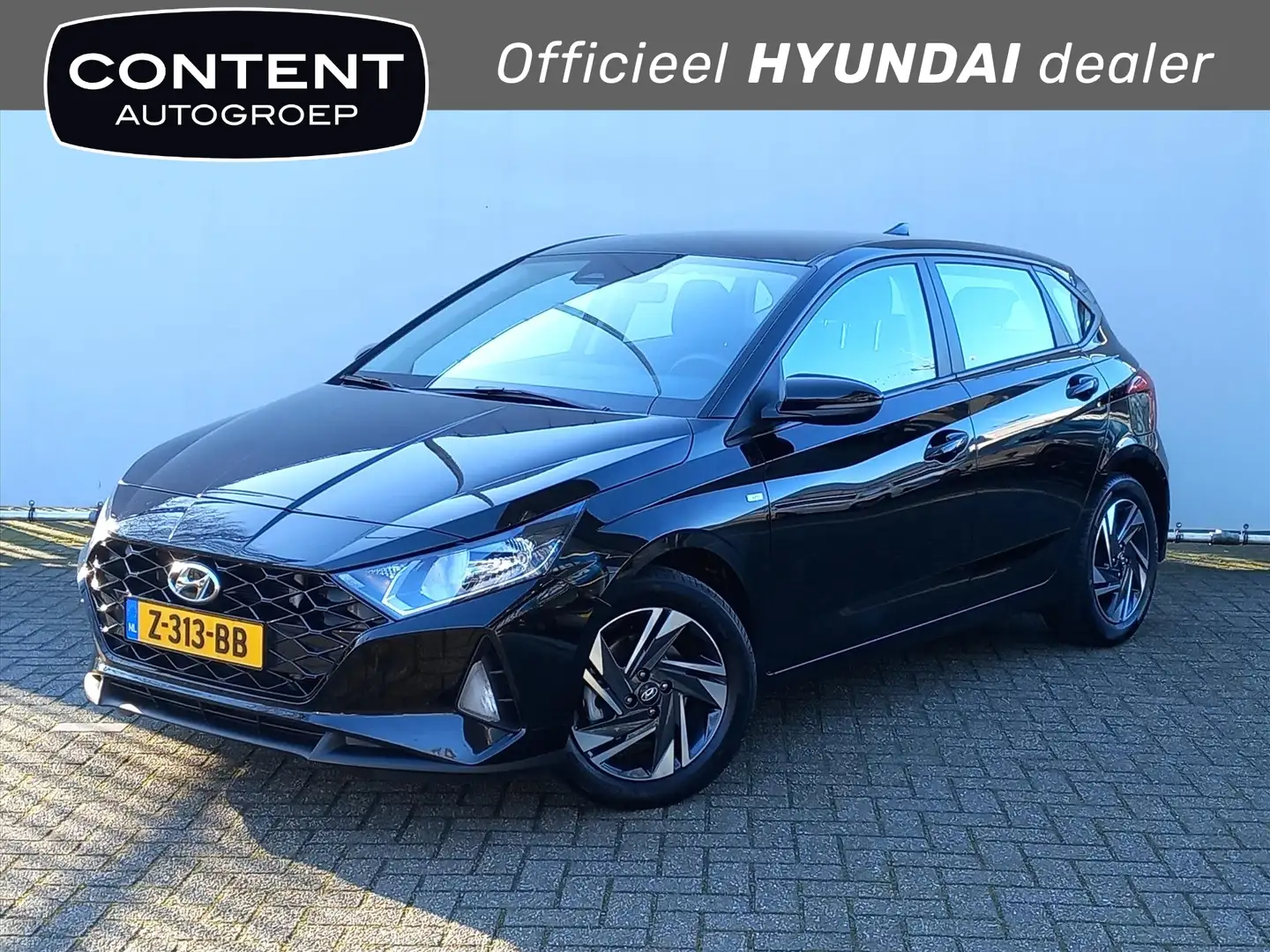 Hyundai i20 1.0 T-GDI 48V 100PK Comfort | Cruise | Airco | App Zwart - 1