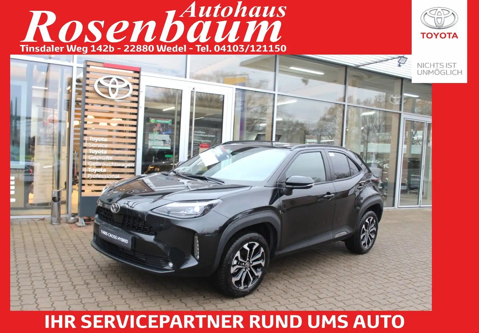 Toyota Yaris Cross Hybrid FWD Teamplayer*LED*PDC*NAVI* Noir - 1
