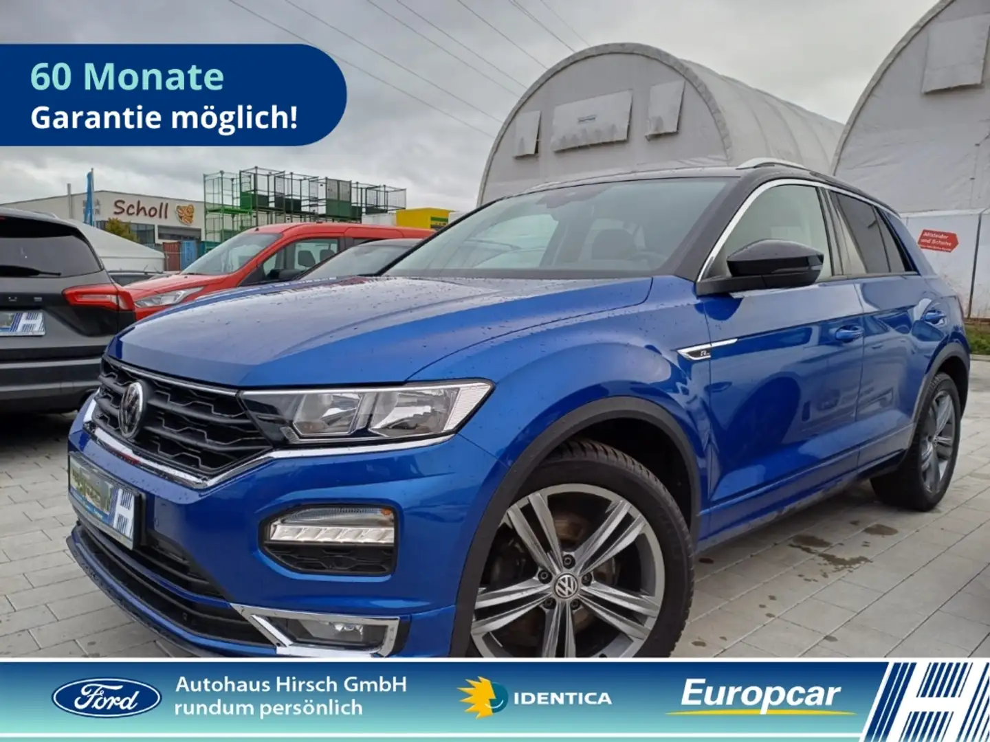 Volkswagen T-Roc Style 1.6 TDI Sportpaket Navi ACC CarPlay 1. Hd Blau - 1