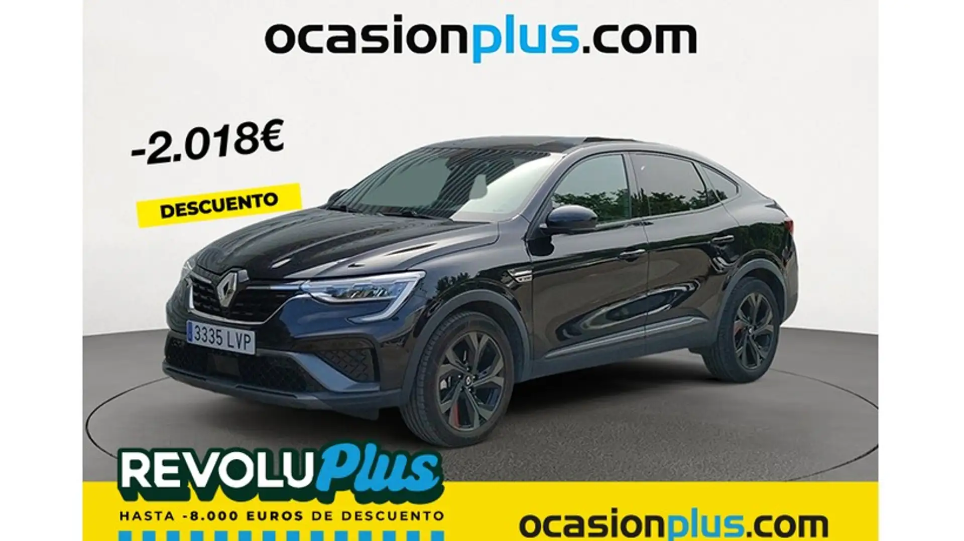 Renault Arkana 1.6 E-Tech R.S.Line 105kW Zwart - 1