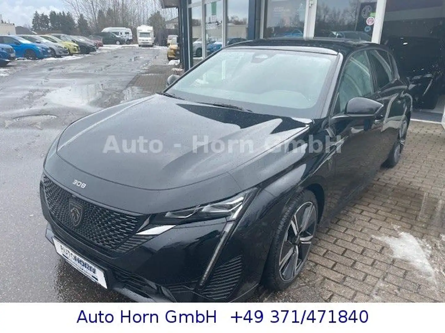 Peugeot 308 Hybrid 180 GT 1.6L Schwarz - 1