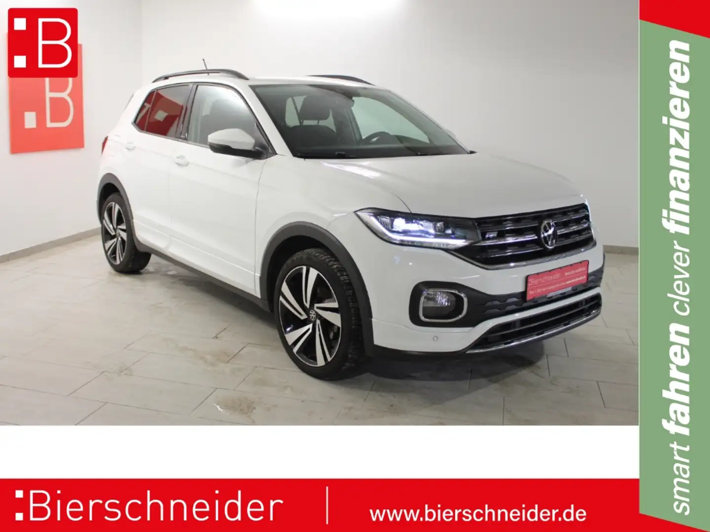 Volkswagen T-Cross 1.5 TSI DSG RLine Ext. 18 NAVI LED ACC Weiß - 1