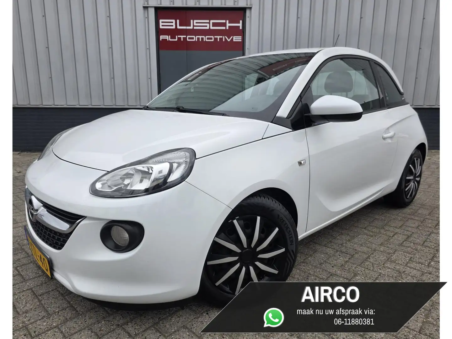 Opel Adam | BLUETOOTH | AIRCO | ISOFIX | NIEUWE APK | Wit - 1