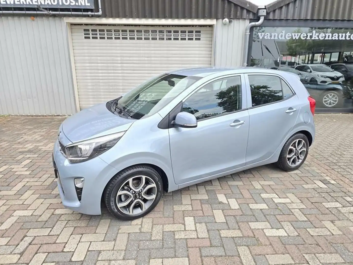 Kia Picanto 1.0 CVVT First Edition 5 zits Clima|Navi|Camera|Cr Blauw - 2