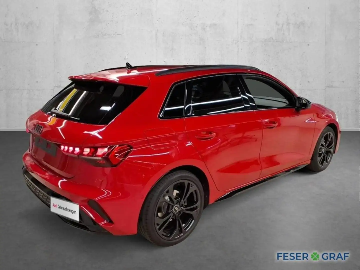 Audi A3 Sportback S line Rot - 2