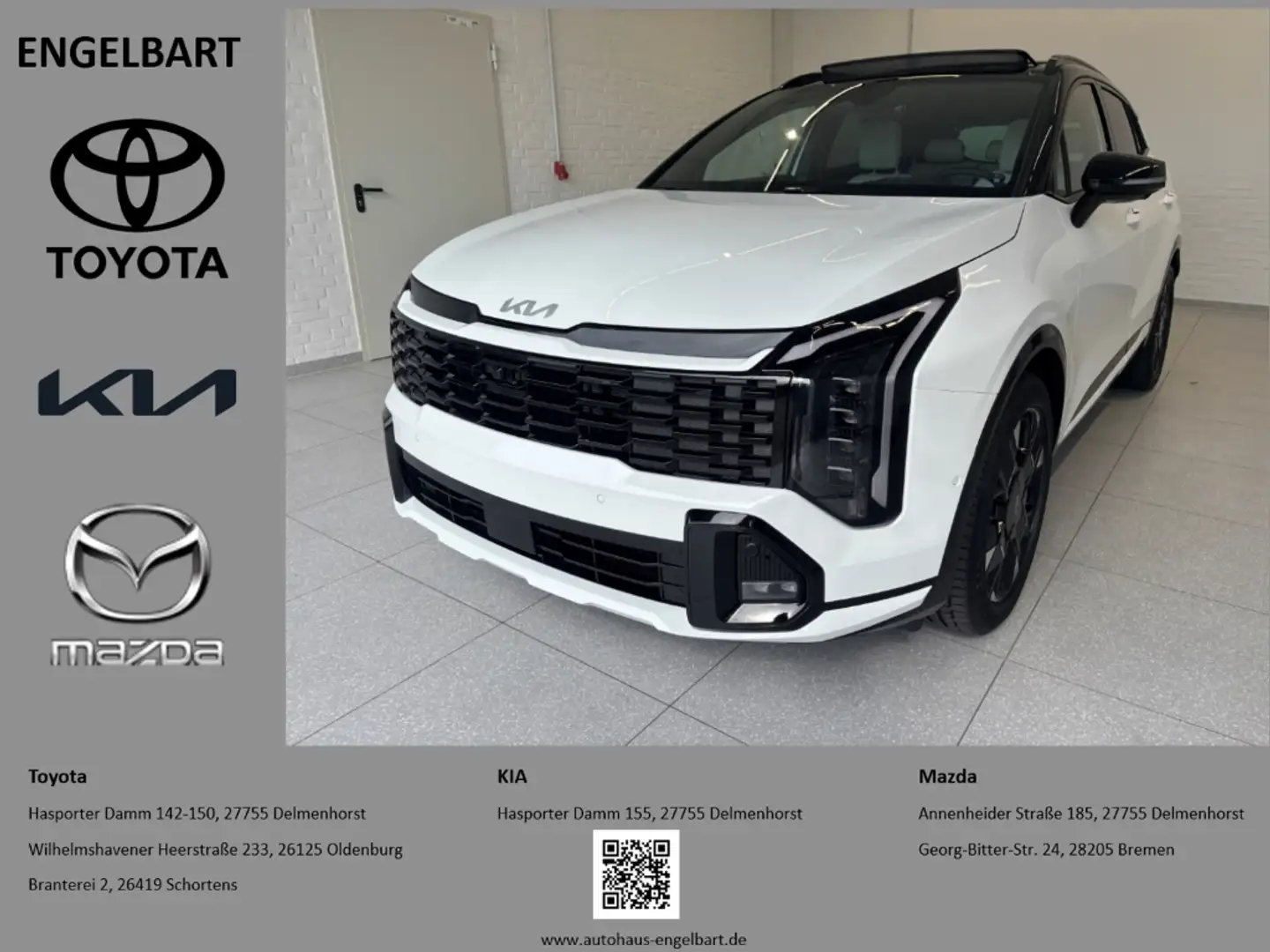 Kia Sportage PE GT-Line 1.6T DriveWise-Paket Sound-Paket Glasda Blanc - 1