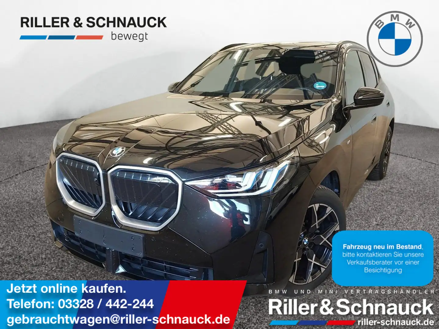BMW X3 20i xDrive M Sport AHK+HUD+ACC+360°KAM+HK Schwarz - 1