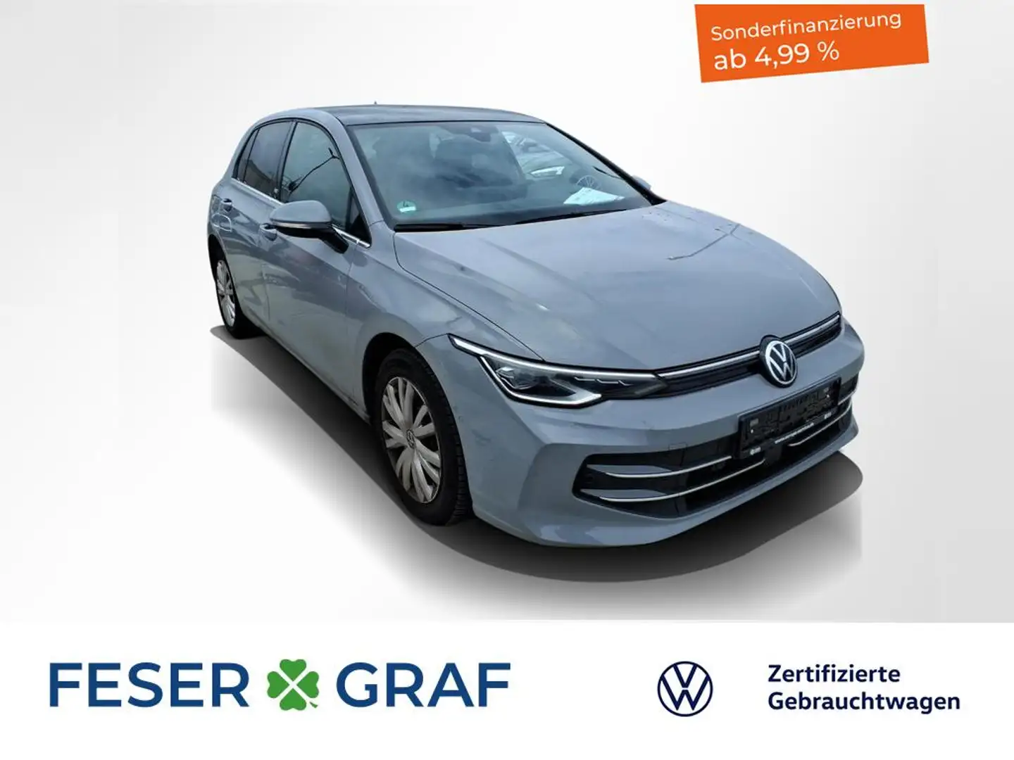 Volkswagen Golf 1.5eTSI Edition50 DSG Matrix-LED HeadupDisplay Grau - 1