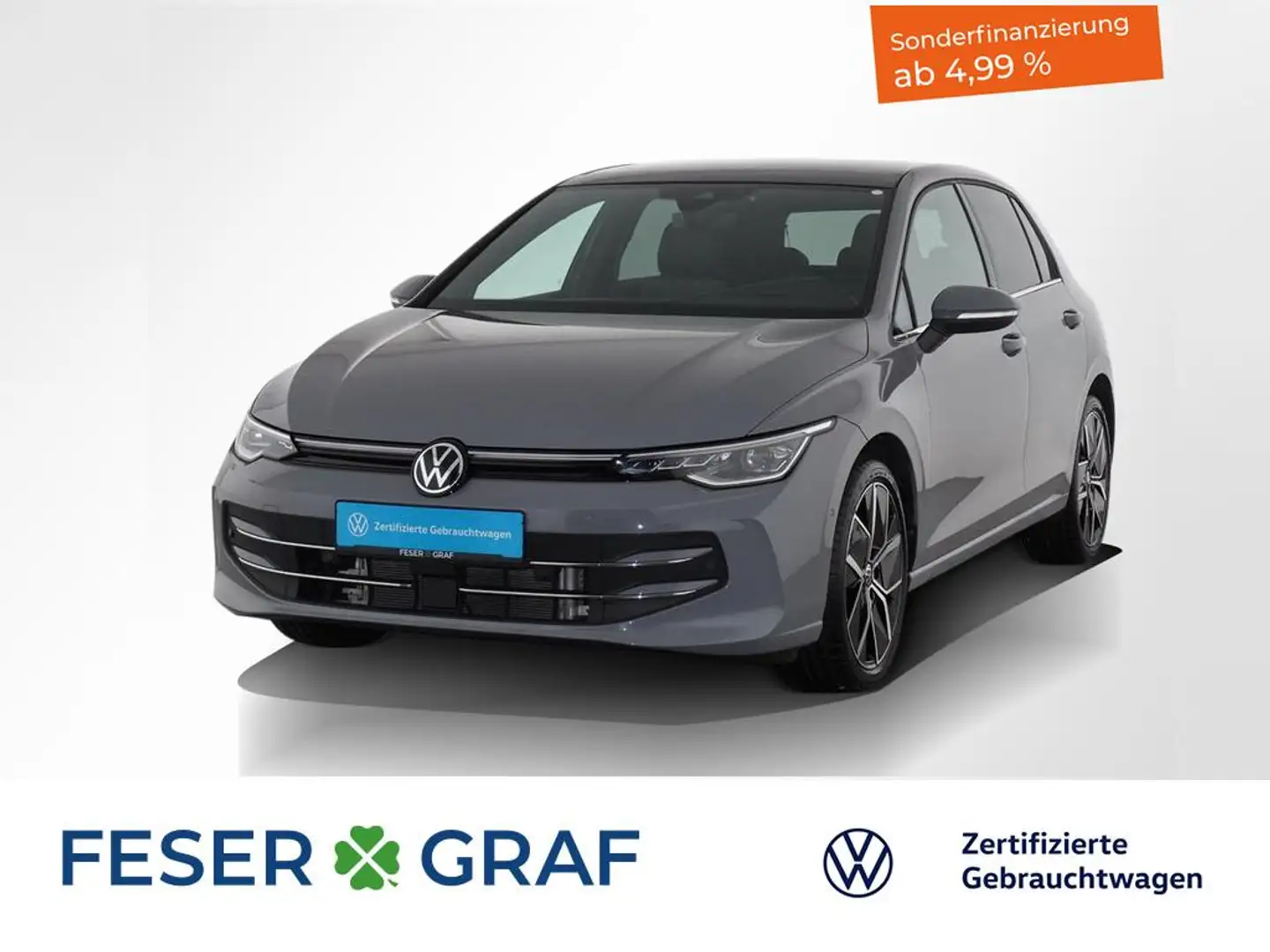 Volkswagen Golf 1.5eTSI Edition50 DSG Matrix-LED Head-Up Grau - 1