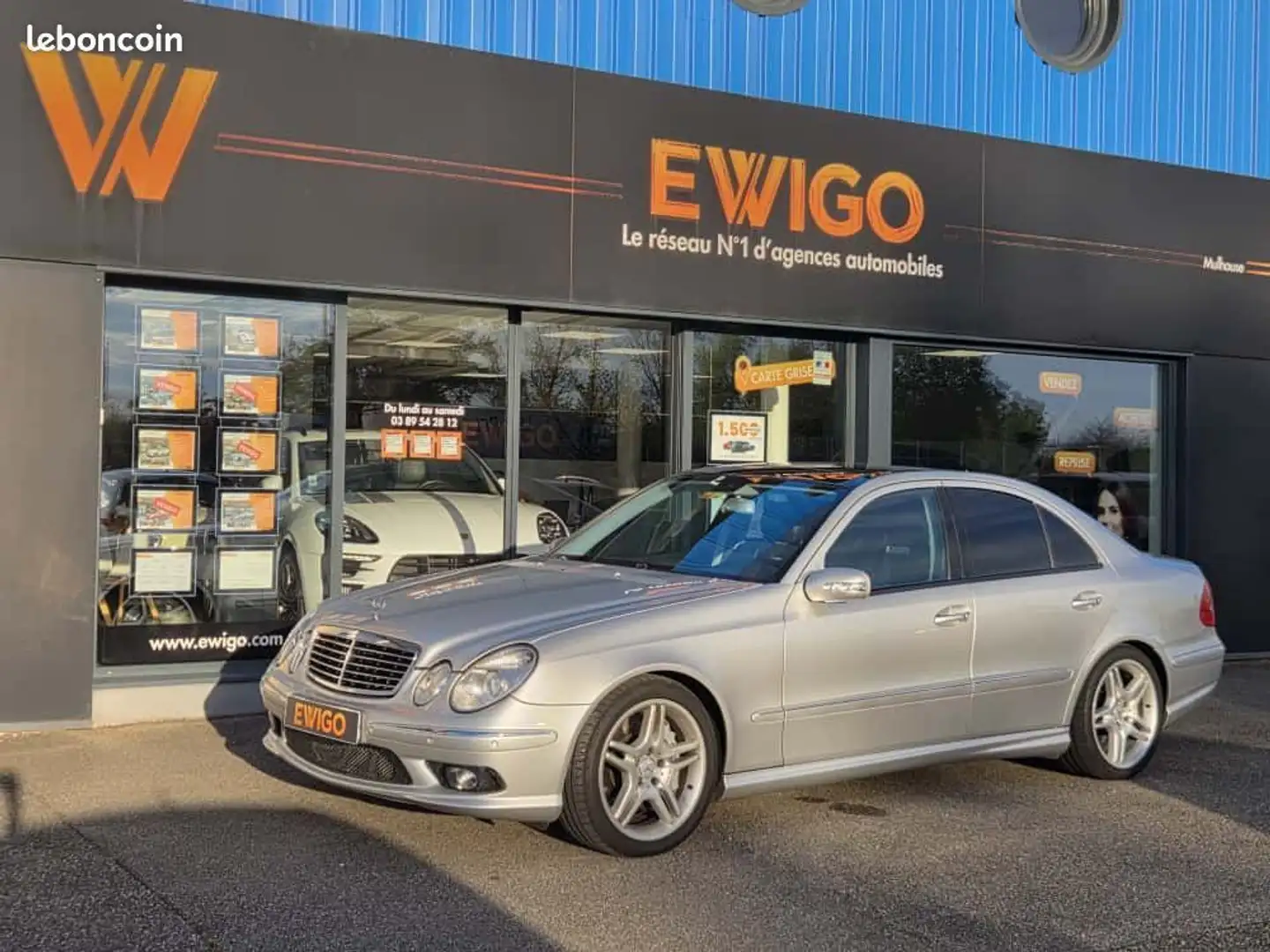 Mercedes-Benz E 55 AMG Mercedes 5.4 55 475 ch AMG BVA TOIT PANORAMIQUE HISTORIQUE 100% Beige - 1