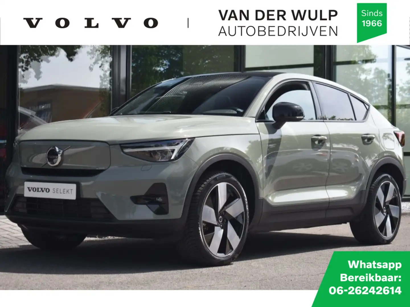 Volvo C40 Extended Range Ultimate 252pk/82kWh | Trekhaak | C Groen - 1