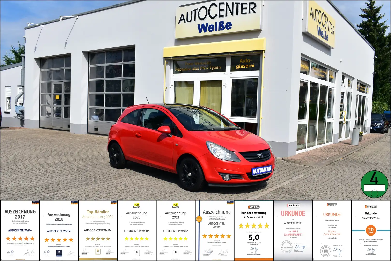 Opel Corsa Color Edition Automatik Rojo - 1