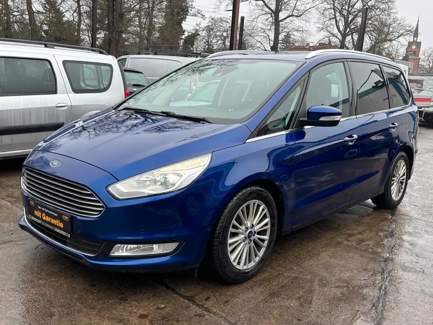 Ford Galaxy 2,0 TDCI Klima Automatik 7-Sitze Navi PDC Blau - 1