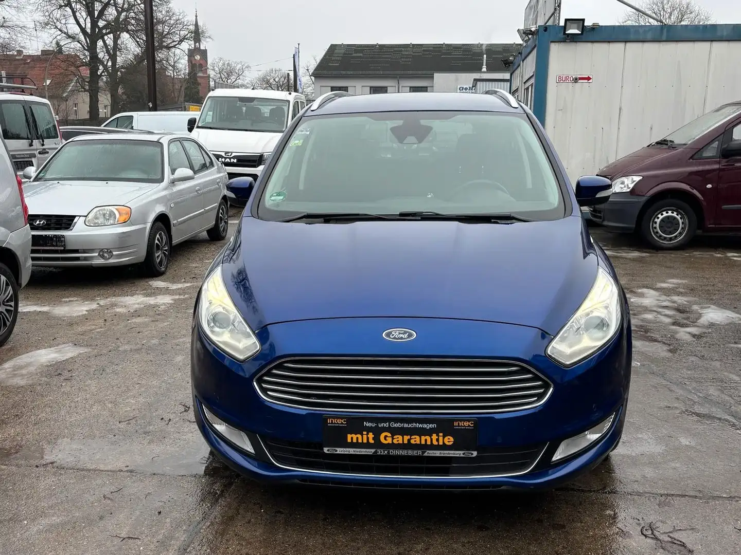 Ford Galaxy 2,0 TDCI Klima Automatik 7-Sitze Navi PDC Blau - 2