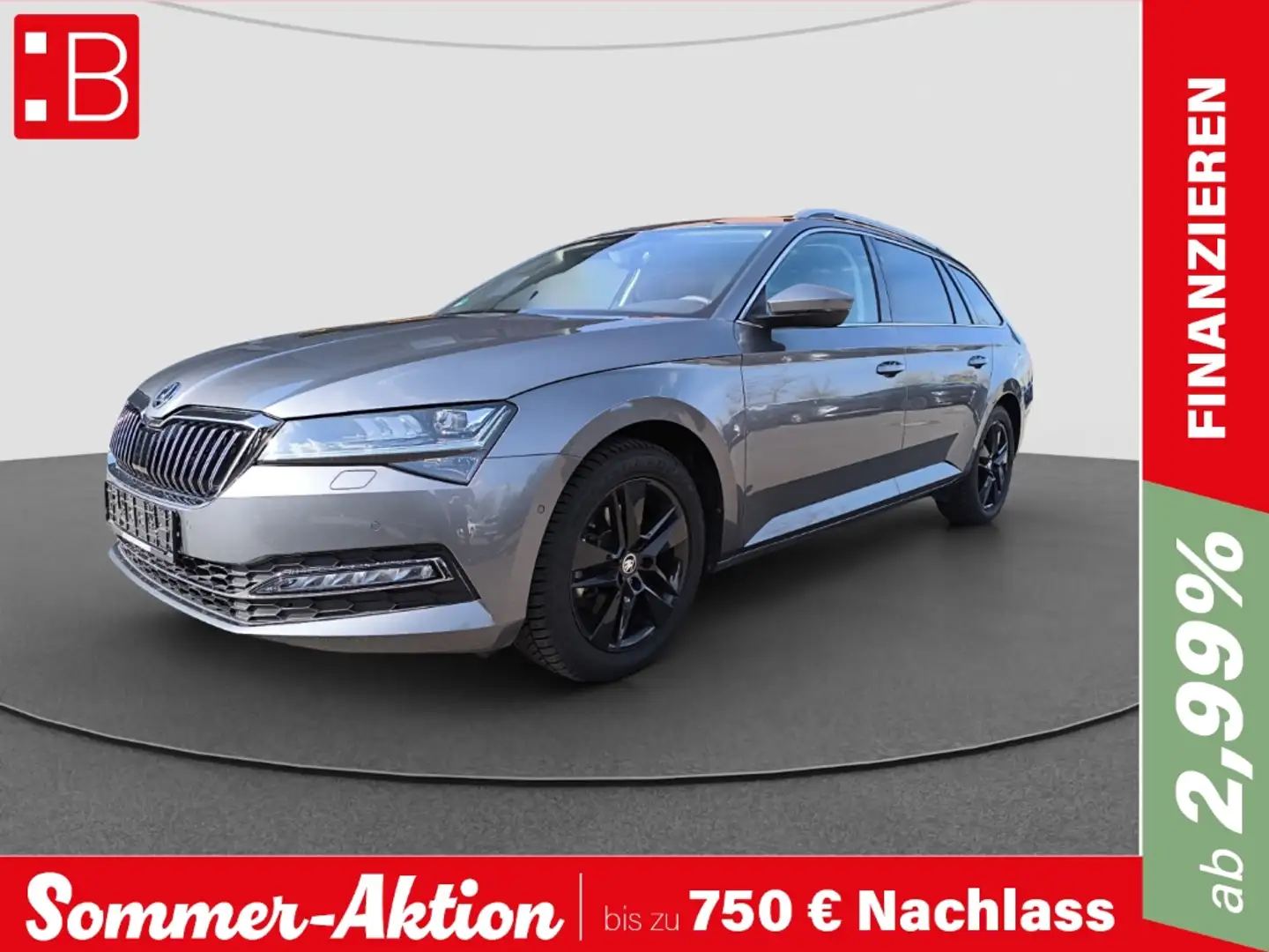 Skoda Superb Combi 2.0 TDI DSG Style NAVI RFK ACC KLIMA MATRIX Grey - 1