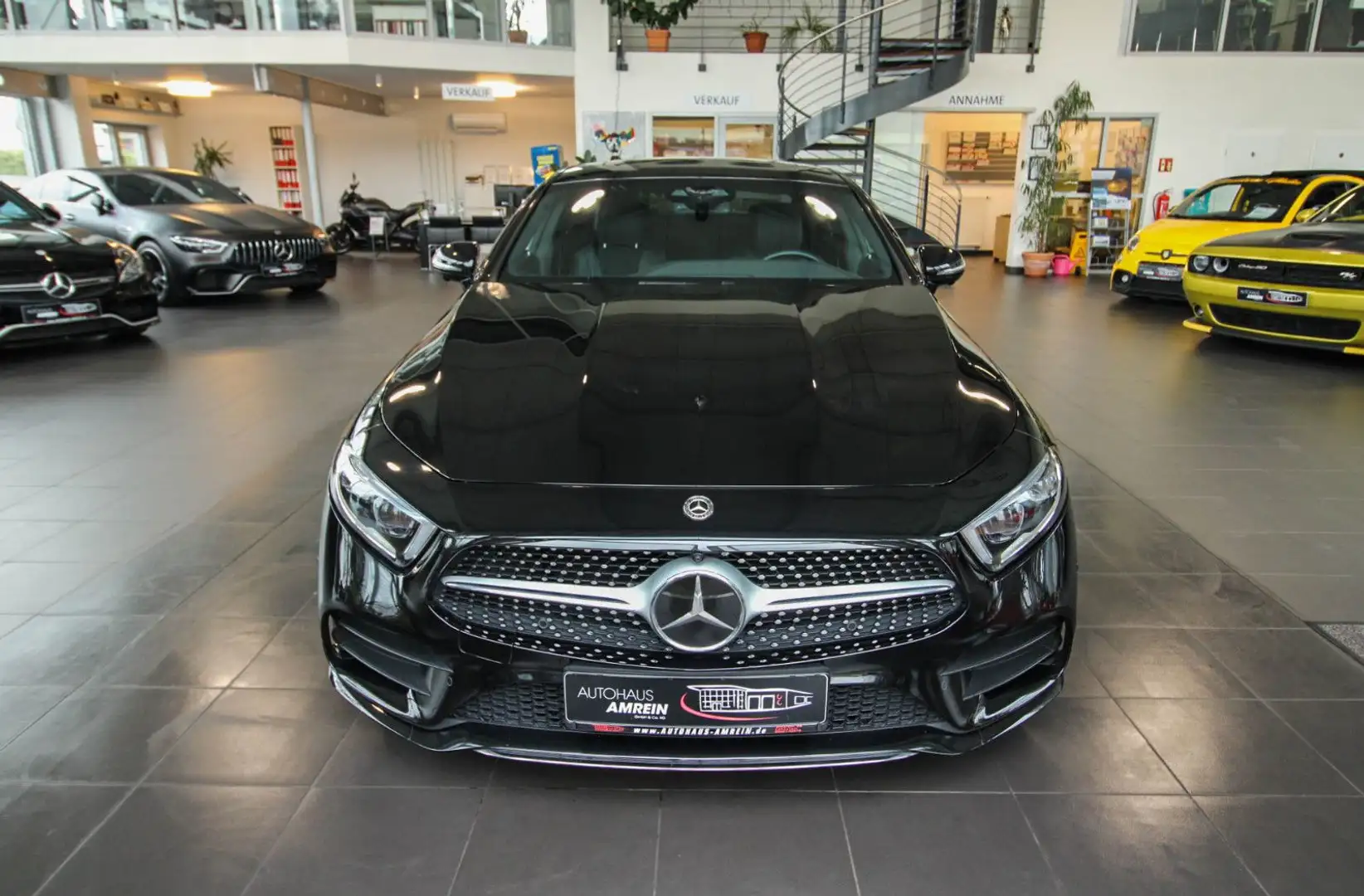 Mercedes-Benz CLS 350 G-Tronic AMG Line/360°/ACC/Burmester/ Negro - 2