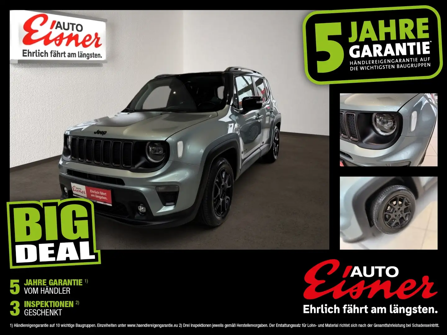 Jeep Renegade 1.5 Multiair T4 FWD DCT7 e-Hybrid Upland ABS ESP Blau - 1