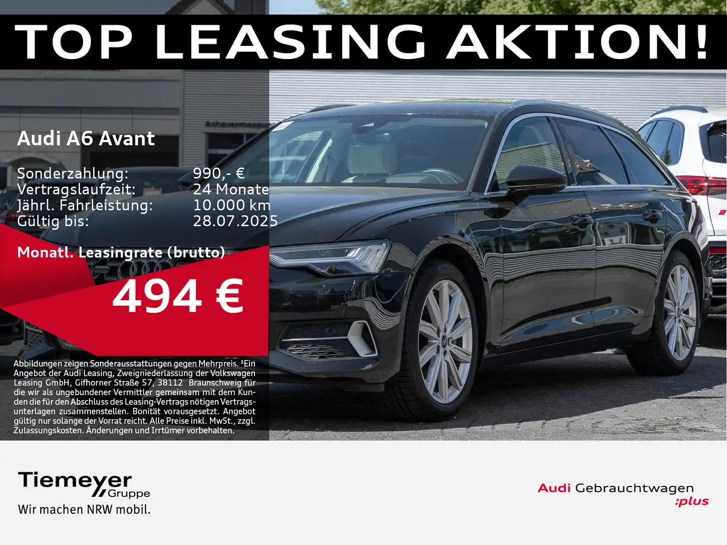 Audi A6 50 TFSI e Q ADVANCED UPE94 LM19 HD-ATRI Schwarz - 1