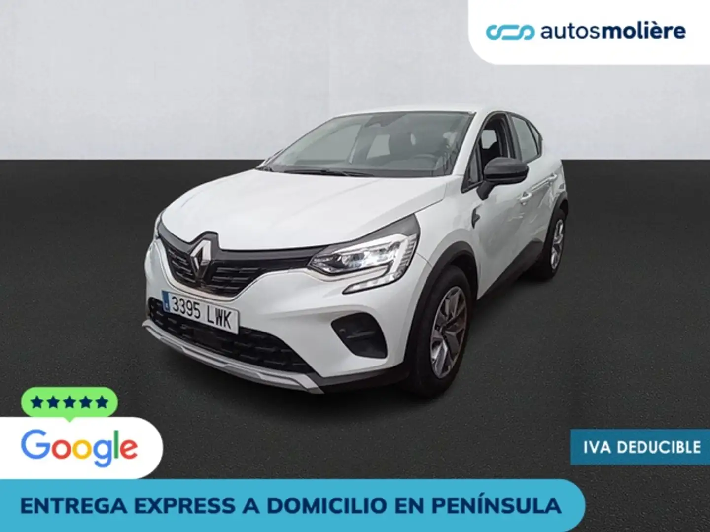 Renault Captur TCe GPF Micro Híbrido Intens 103kW Blanco - 1