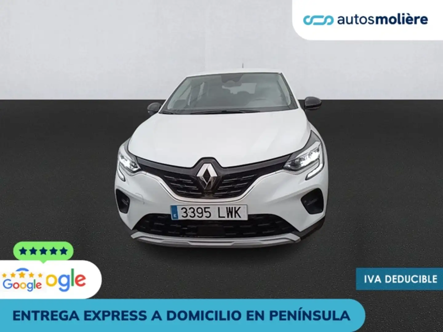 Renault Captur TCe GPF Micro Híbrido Intens 103kW Blanco - 2