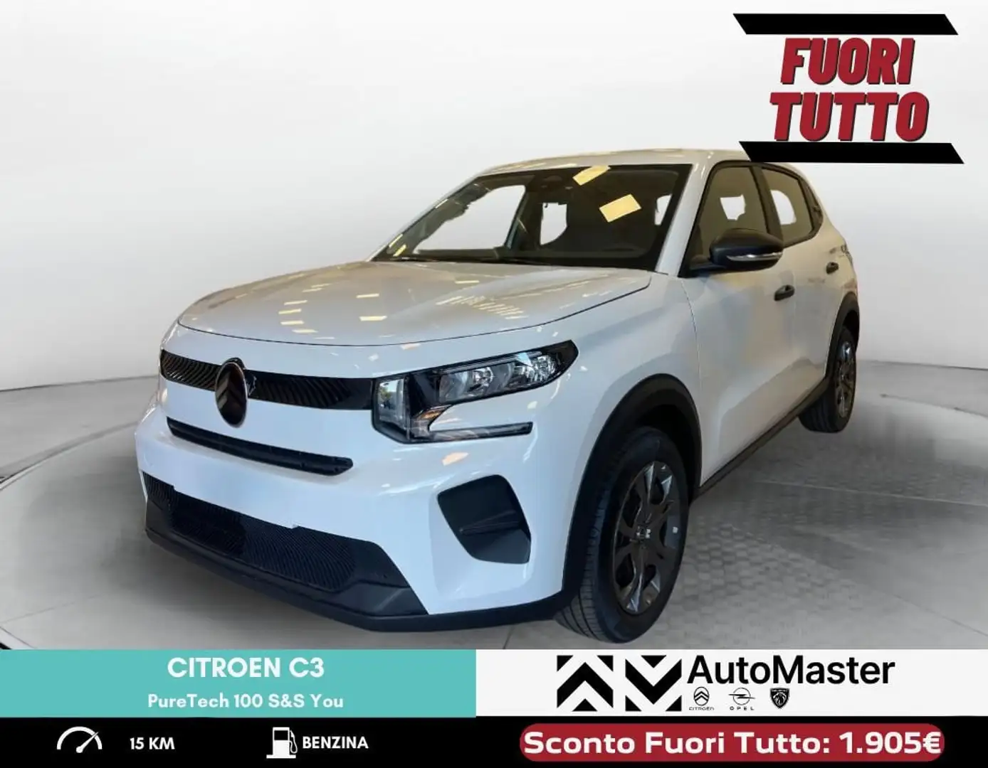 Citroen C3 C3 PureTech 100 S&S You Blanc - 1