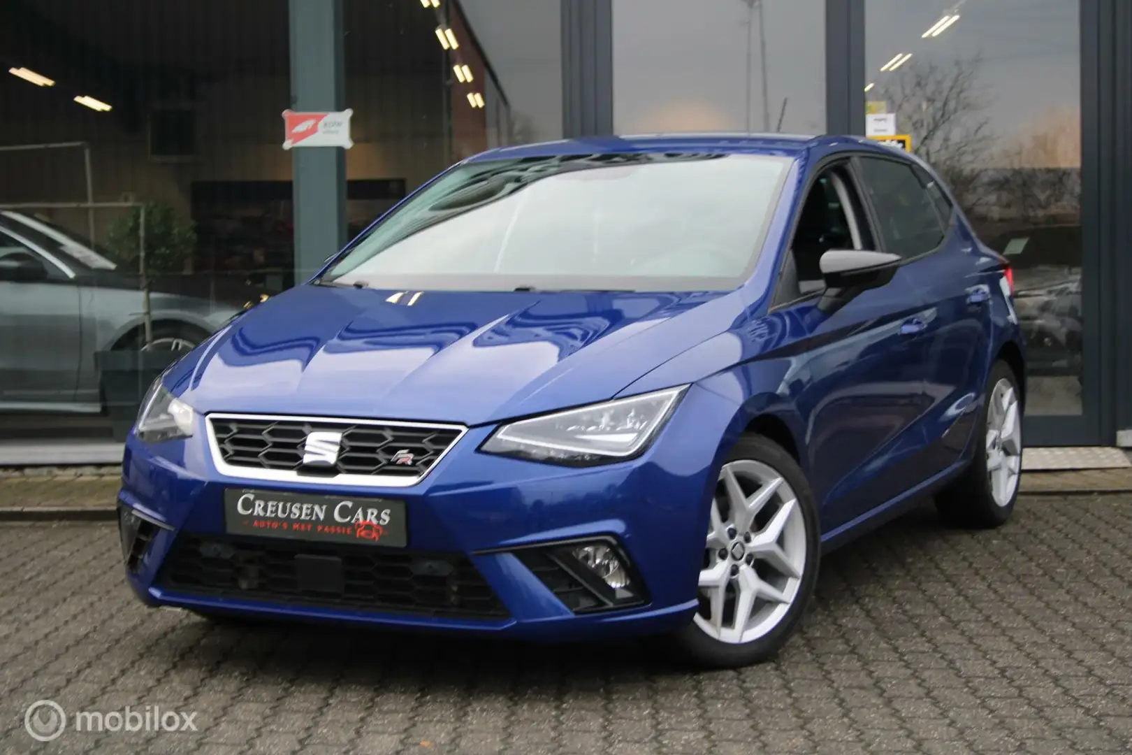 SEAT Ibiza 1.0 TSI FR Business Int./Led/Navi/Ecc/Pdc/Tel/ Blauw - 2
