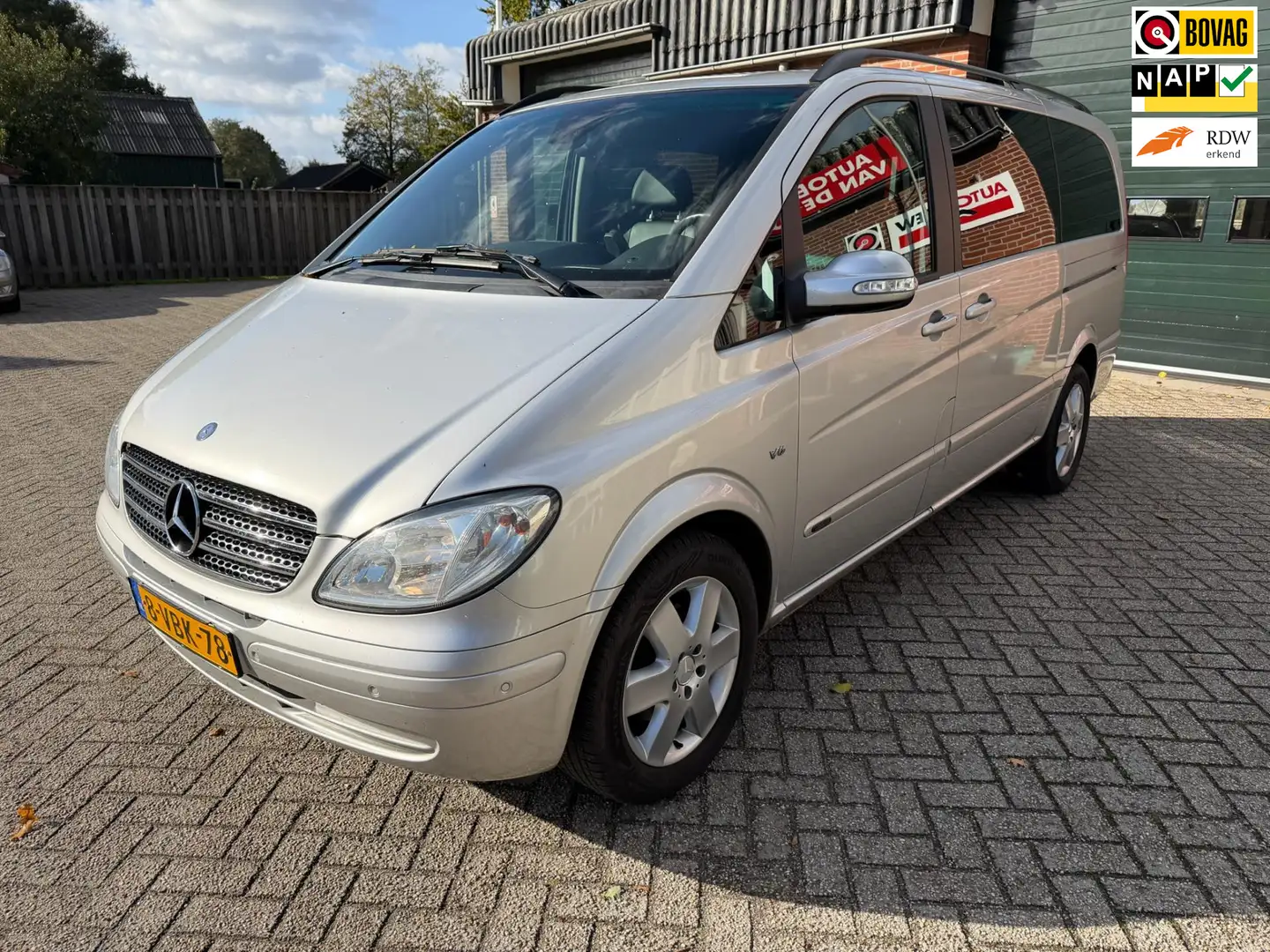 Mercedes-Benz Viano 3.0 CDI V6! Dub-Cab 2x Schuif 1e Eigenaar NL-Bus Y Argent - 1