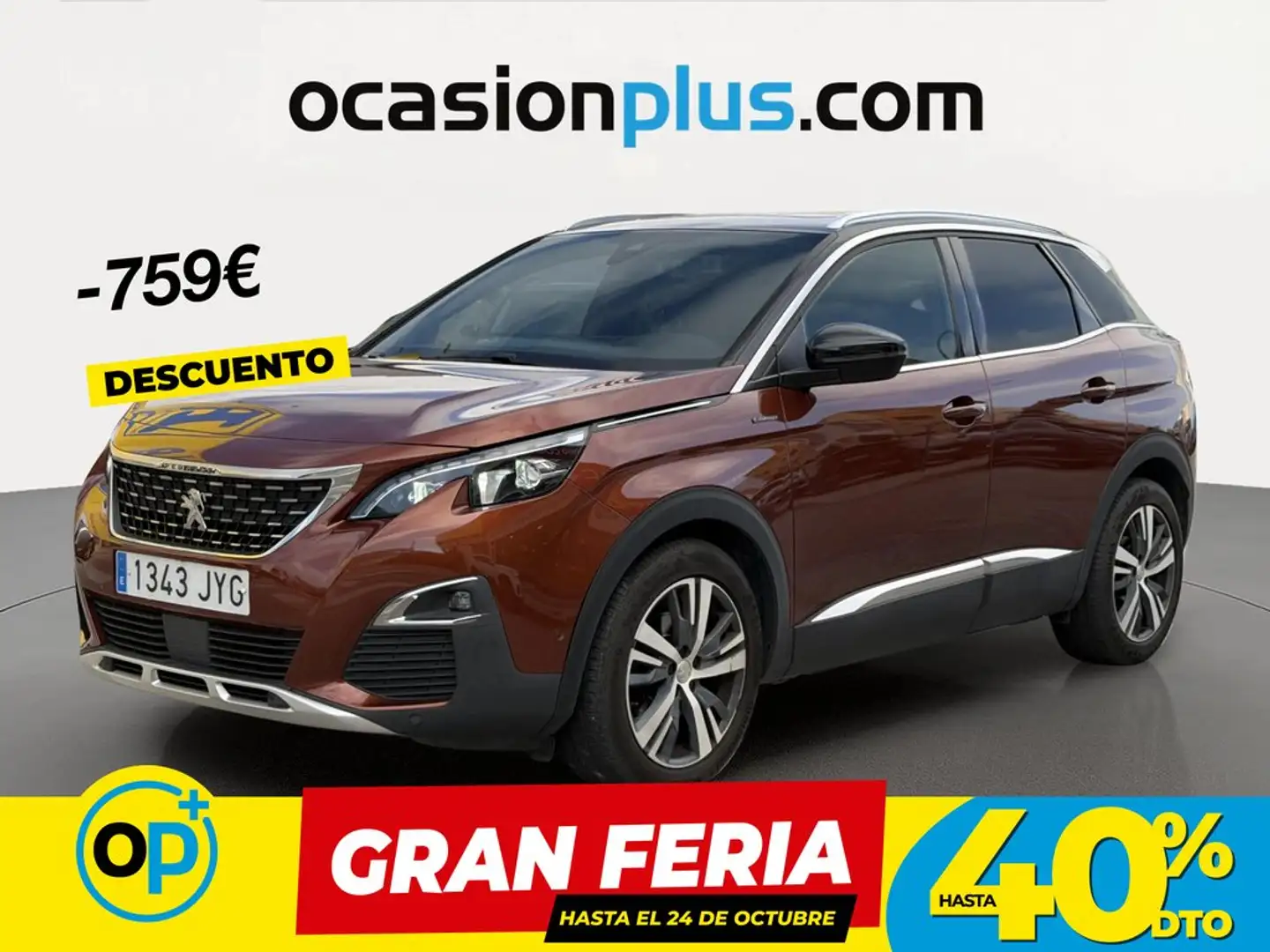 Peugeot 3008 1.2 S&S PureTech GT Line 130 Marrón - 1