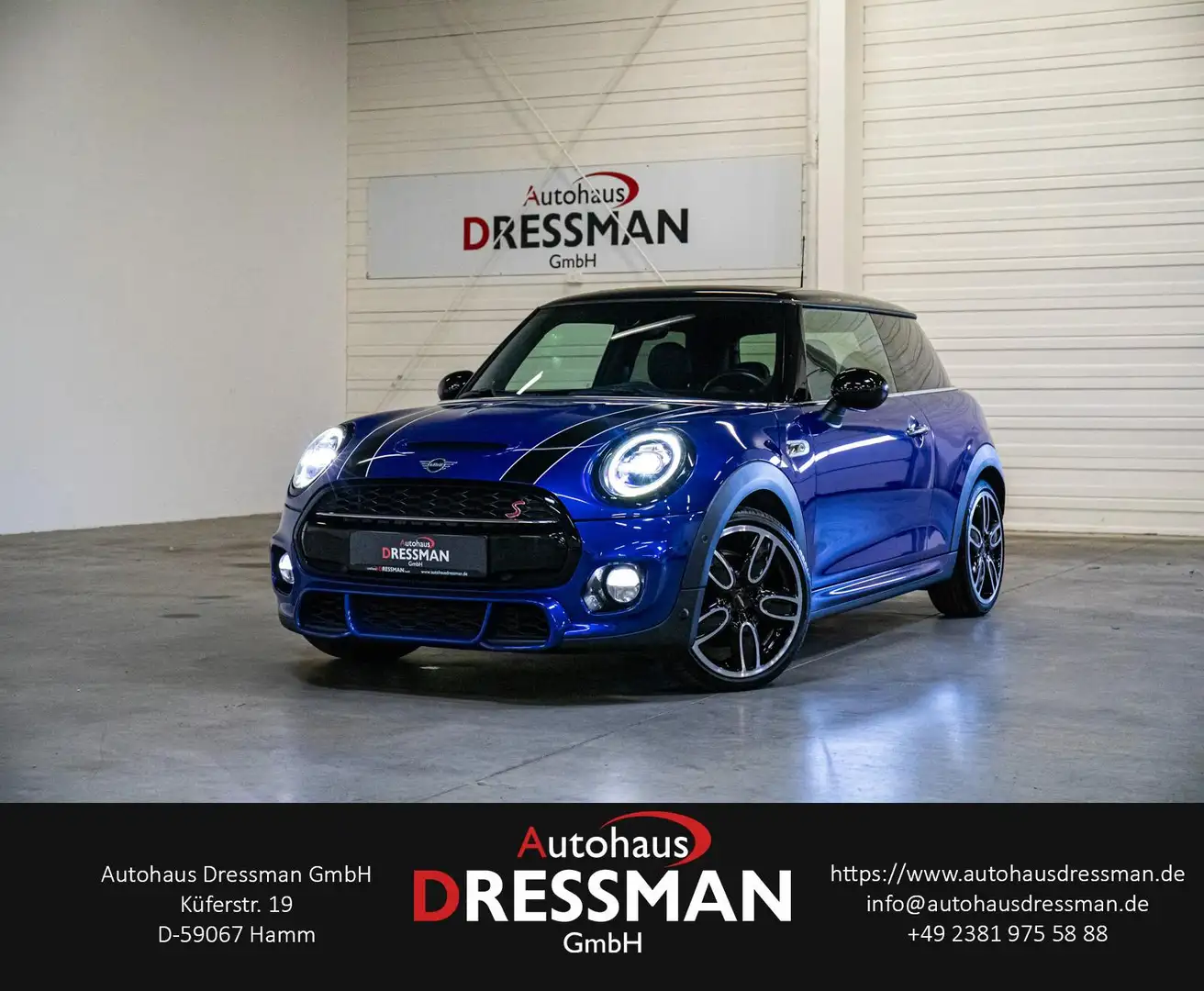 MINI Cooper S Aut. PANO LEDER HARMAN-KARDON KEYLESS Blau - 1
