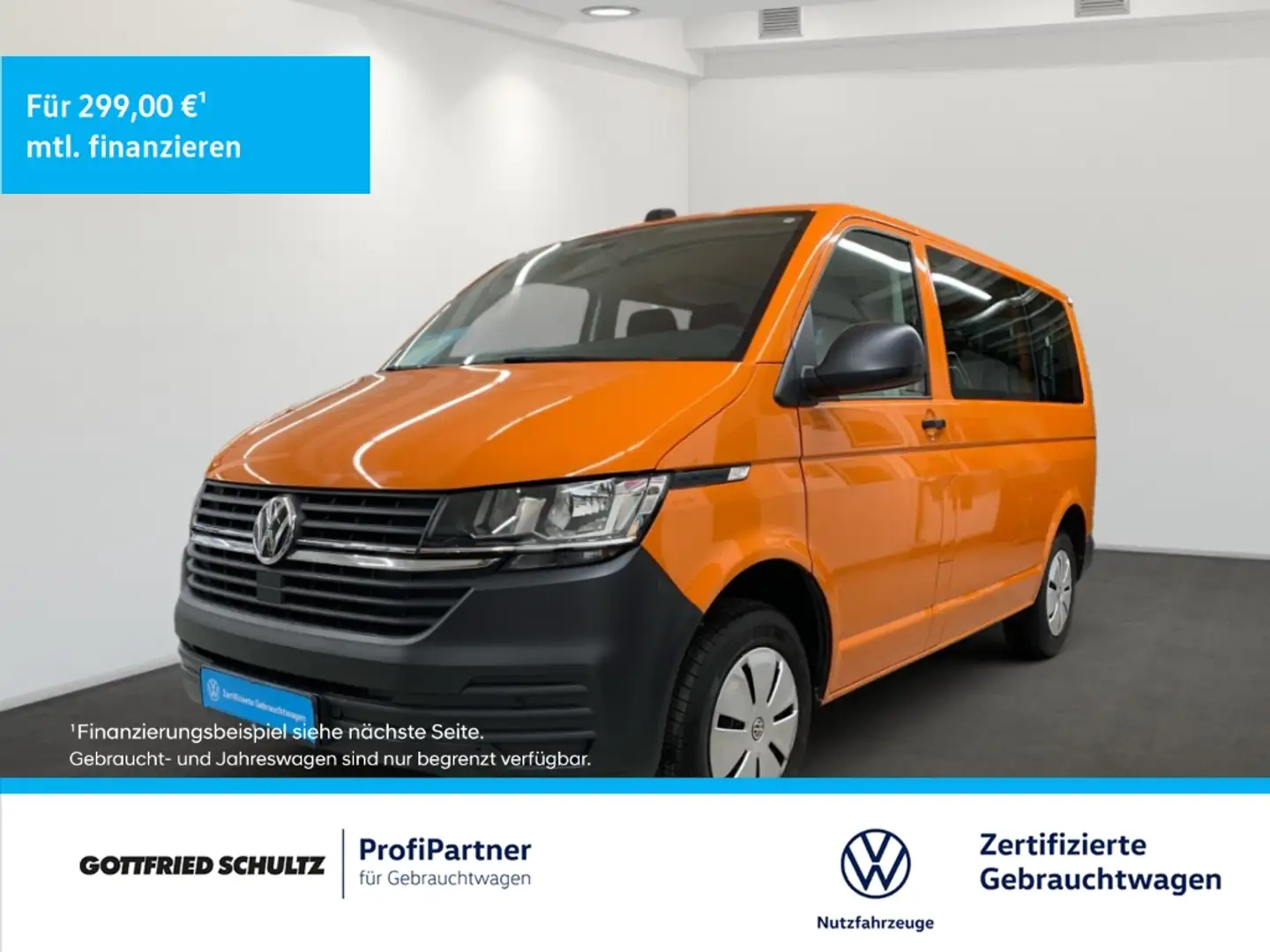 Volkswagen T6.1 Kombi 2.0 TDI DSG 9-Sitzer Klima Orange - 1