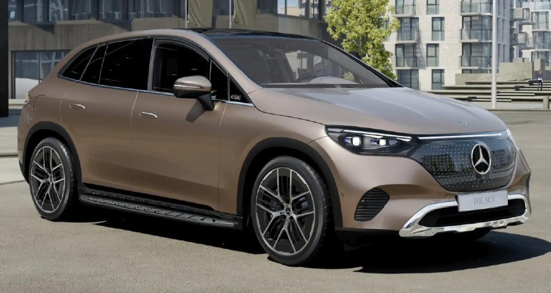 Mercedes-Benz EQE SUV EQE SUV 500 4M Premium Plus inkl. Winterräder! Hnědá - 1