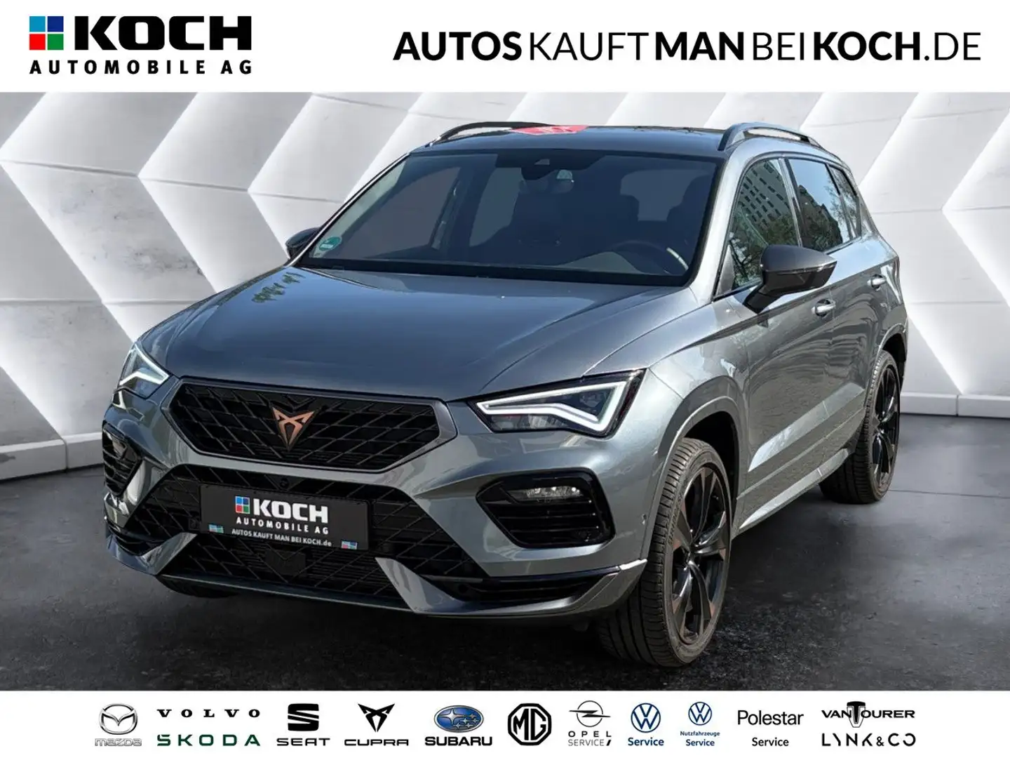 CUPRA Ateca VZ 2.0 TSI 4Drive LED NAVI 360° FSE BEH LENK Gris - 1