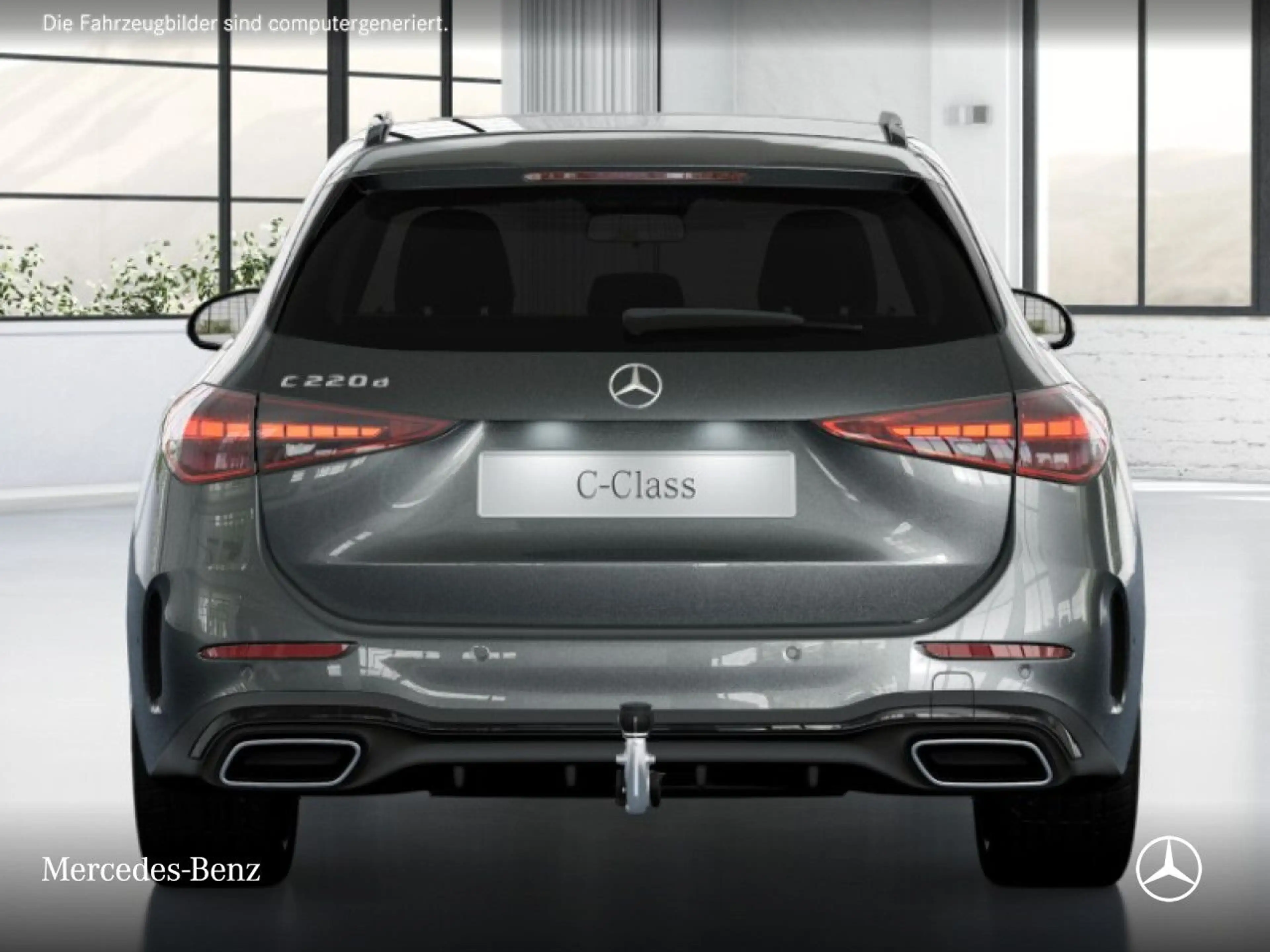 Mercedes-Benz C 220 d T AMG+NIGHT+360+AHK+LED+19"+TOTW+KEYLESS — photo 7